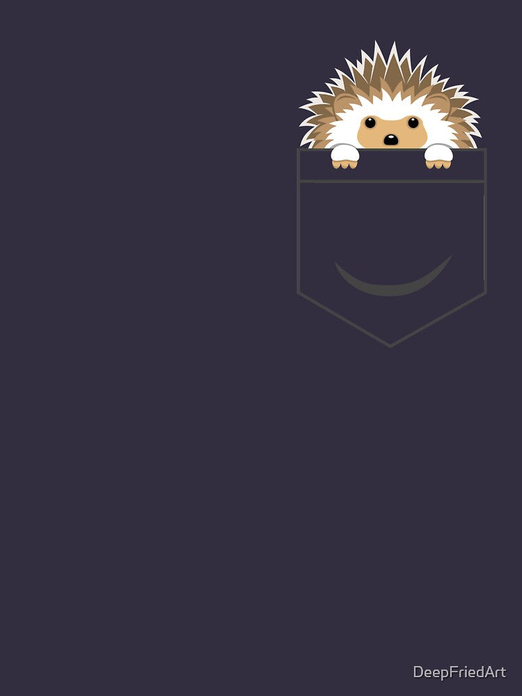Hedgehog in your pocket! by DeepFriedArt