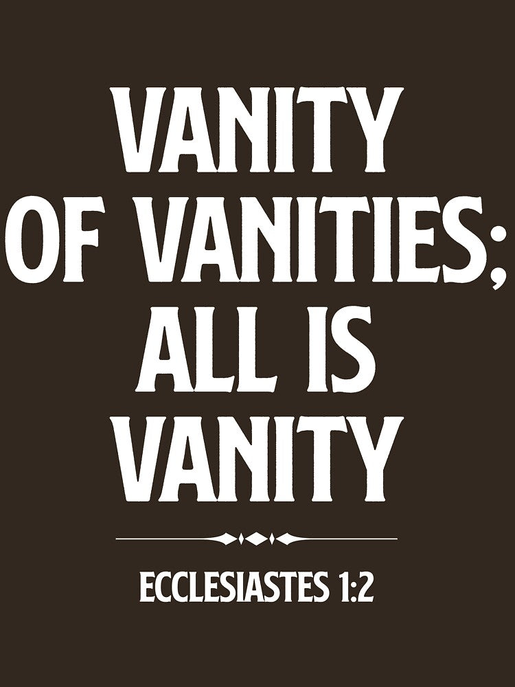 Vanity of vanities; all is  vanity by Dmitry Sytnikov