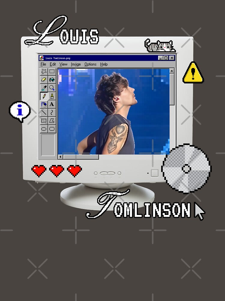 Louis Tomlinson Retro PC Aesthetic by mauraurus