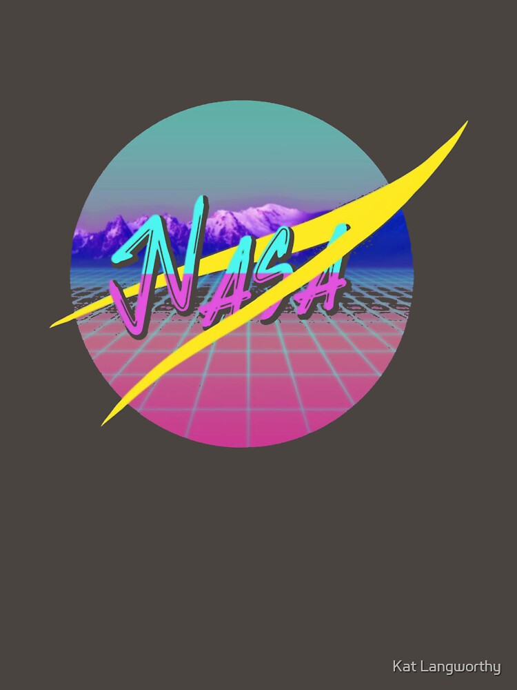80s NASA Logo T-Shirt_2772137 by Kat Langworthy