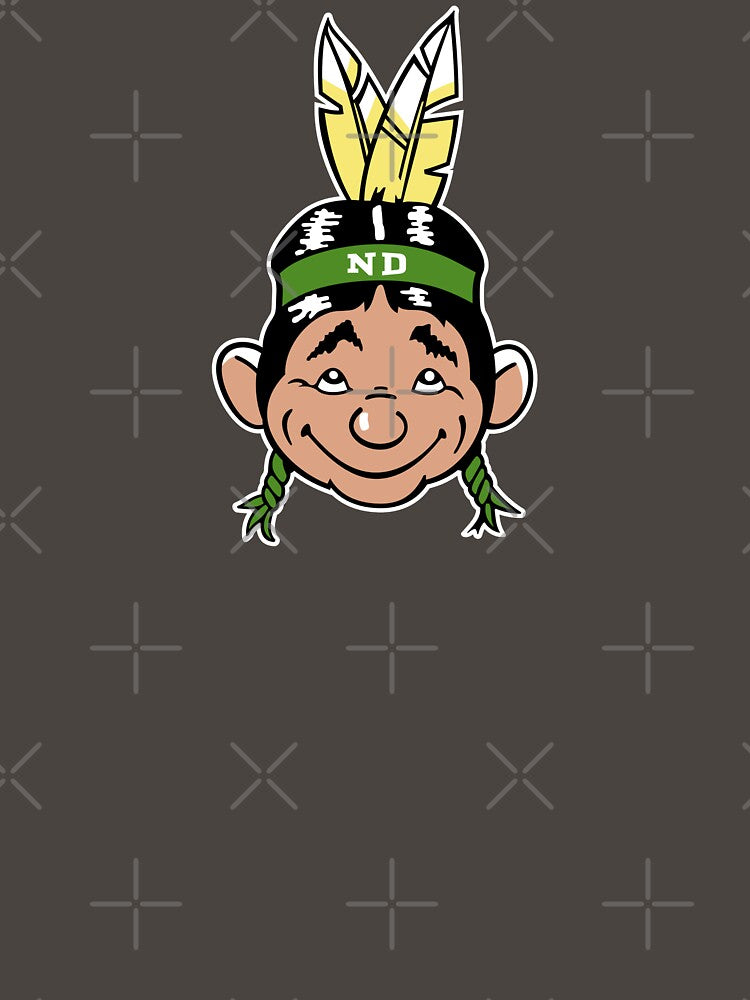 ND Sioux Retro Mascot by JohnnyMacK