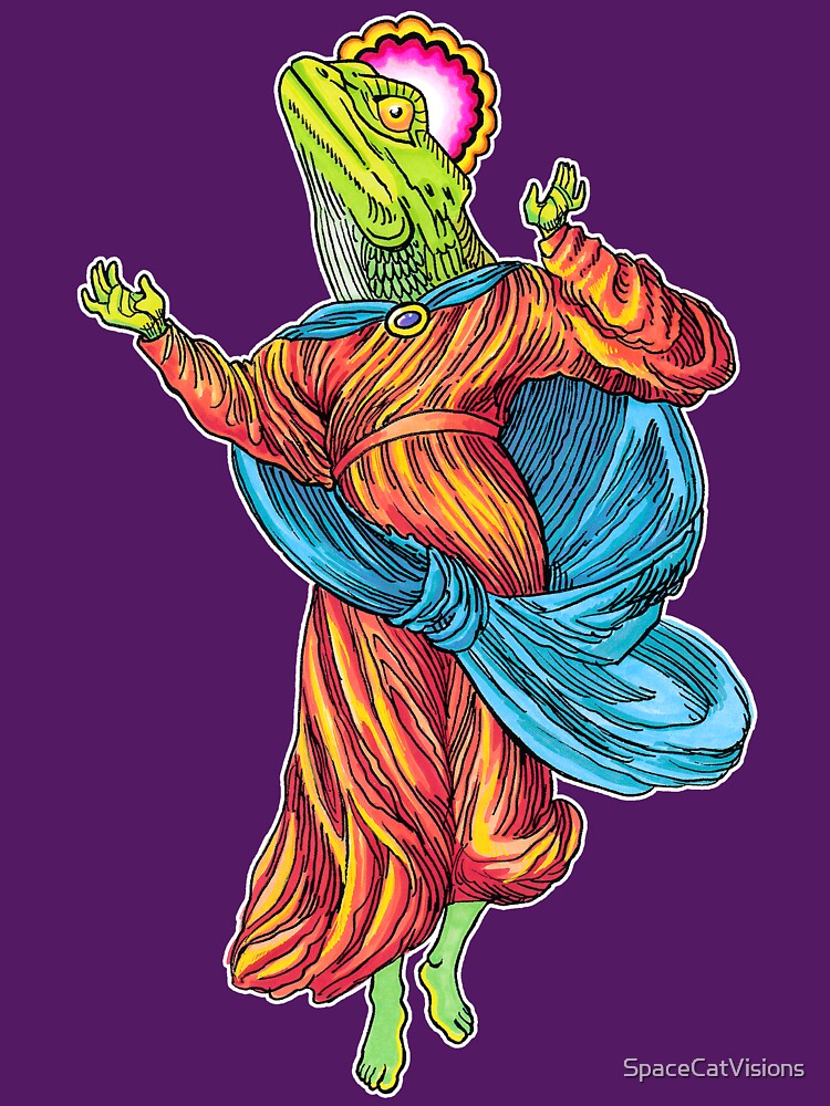 Holy Lizard by SpaceCatVisions
