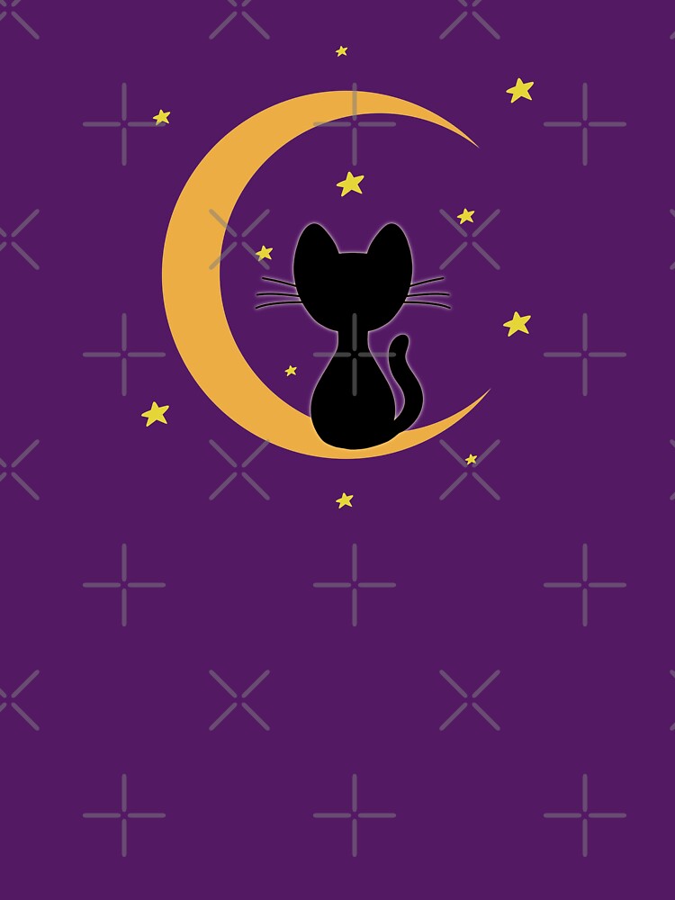 Cat And Moon by JMDesignHouse