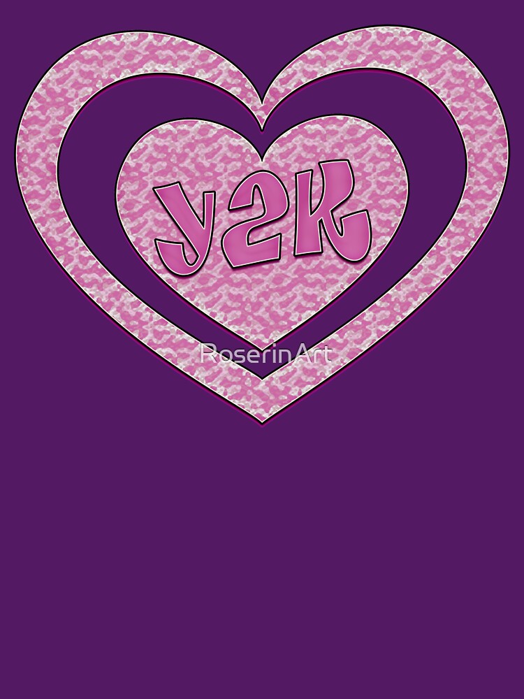 Y2k Animal Print Heart by RoserinArt