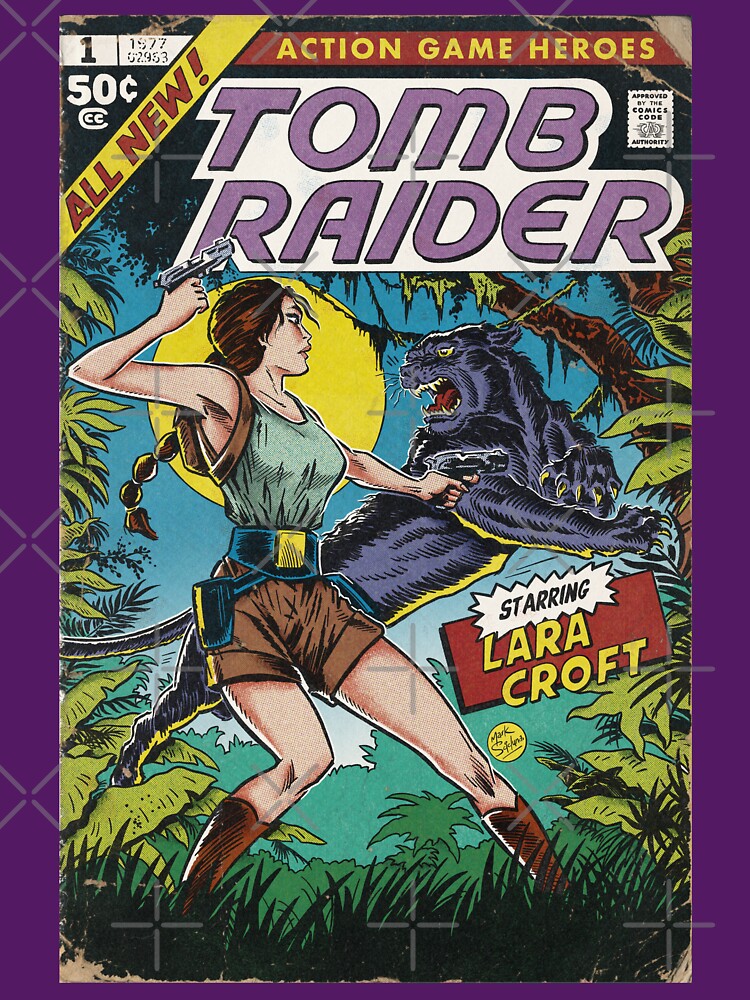 "Tomb Raiding" Comic Book Cover Fan Art by MarkScicluna