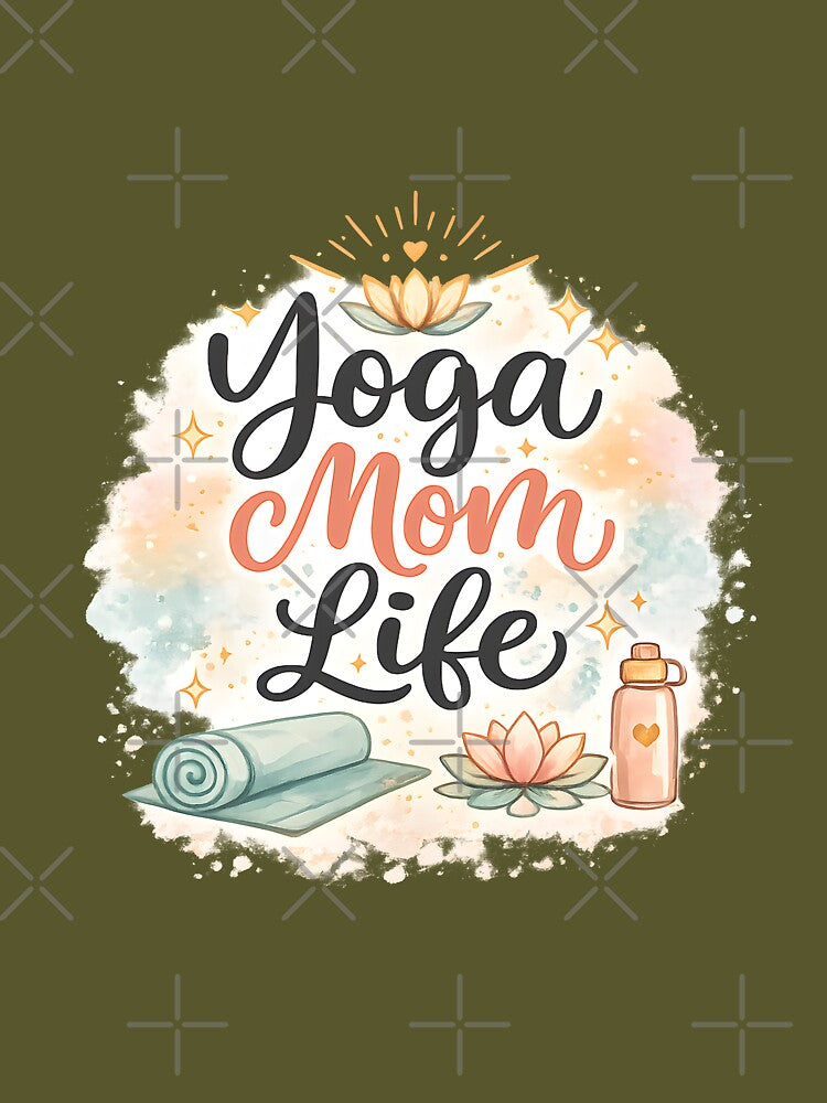 Cute Yoga Mom Life Yoga Life Art Perfect Tote Bag Gift Idea by Divakar Fashion