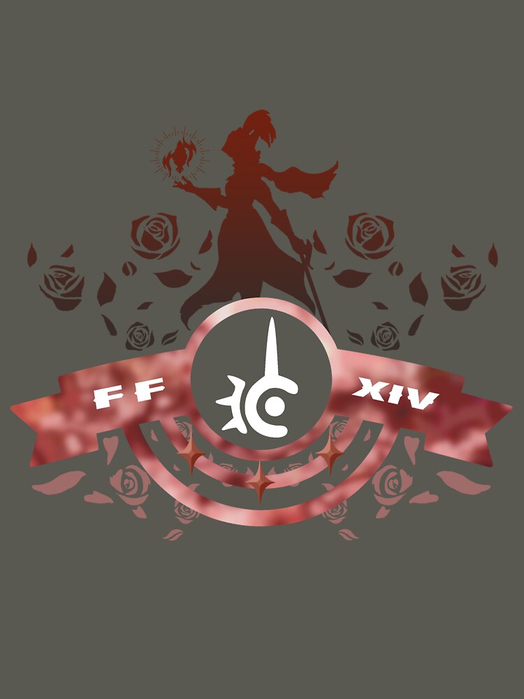 FFXIV Red Mage - Resolution (Dark Red & White) by Hyulia