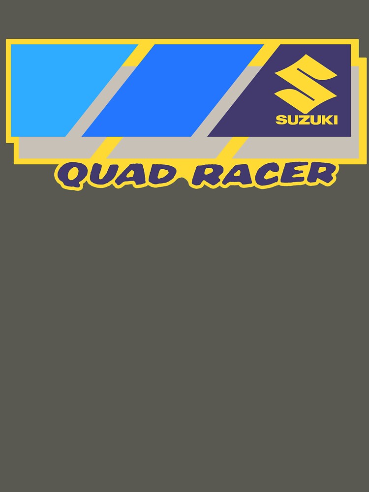 1980's Suzuki Quad Racer Reproduction Print by VMXtshirts