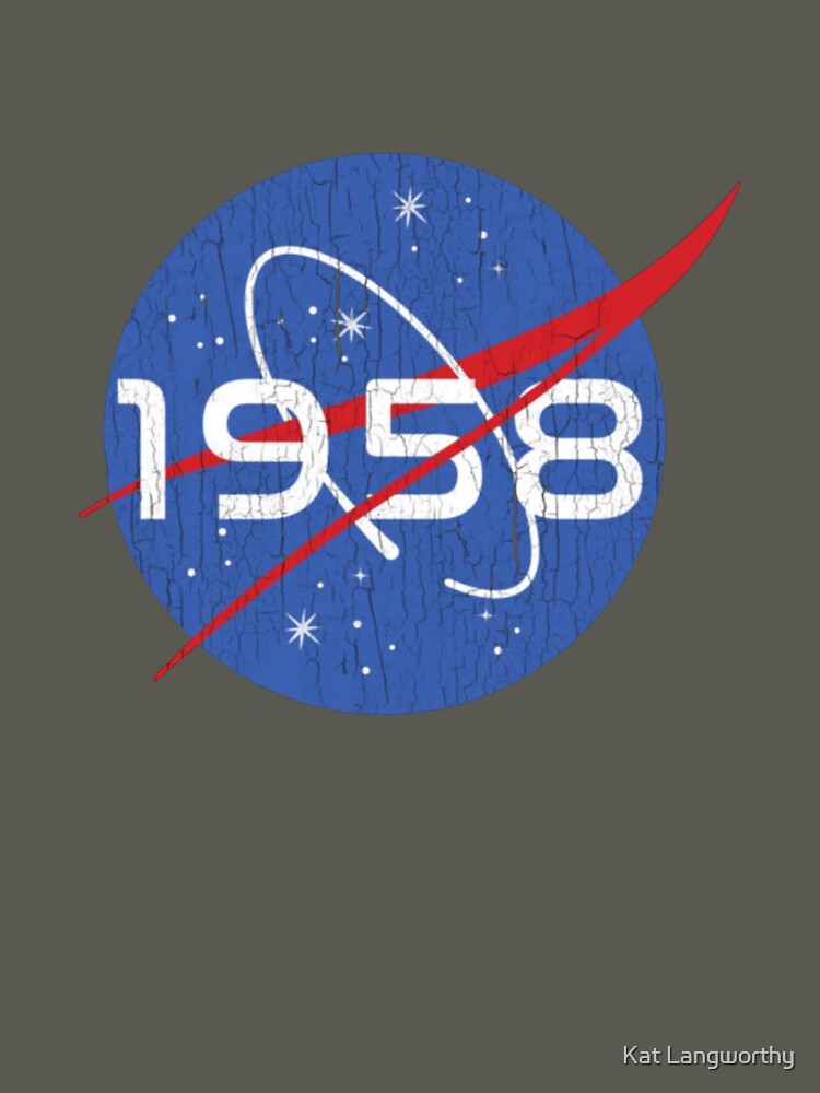 1958 NASA T-Shirt_10715295 by Kat Langworthy