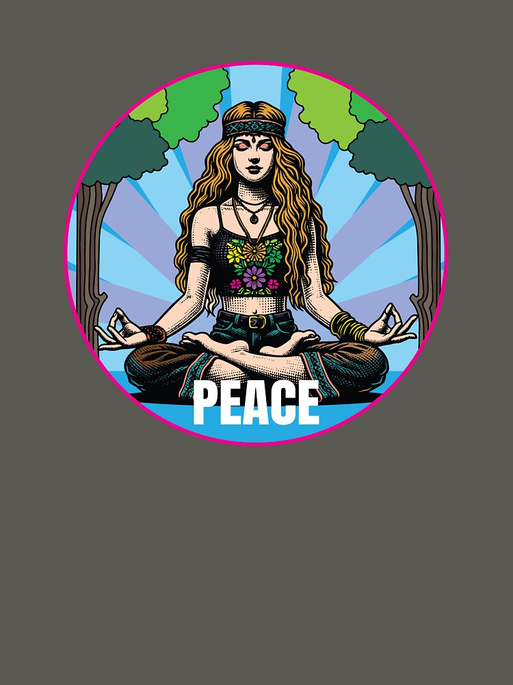 Groovy Hippie Girl by Analog Aura
