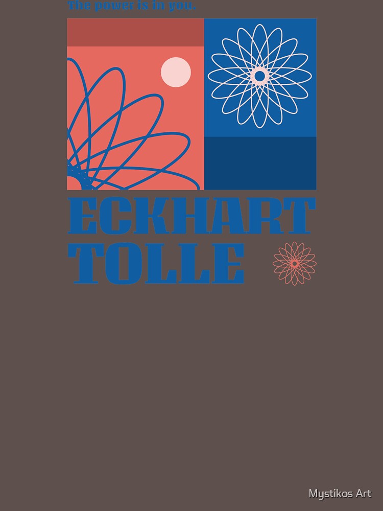 Eckhart Tolle Geometric Power by Mystikos Art