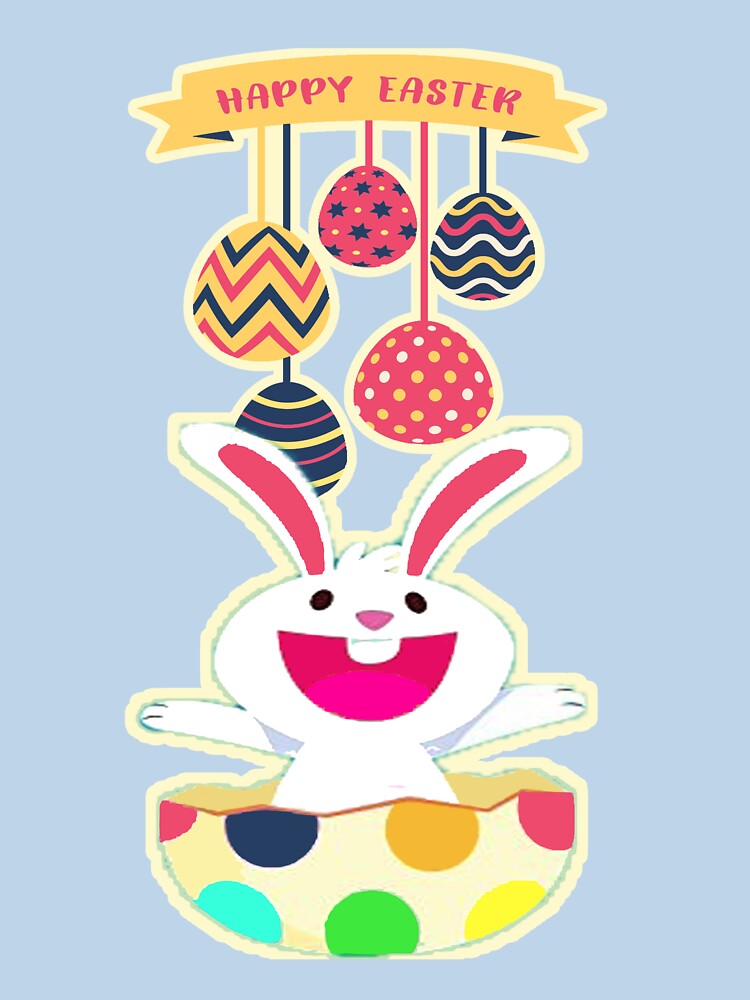 Happy Easter Day Phone Case Happy Rabbit Cover for iPhone ,Samsung, Huawei by Zouhairm