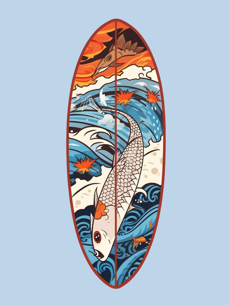 Surfing Fish board by HarriPaloma