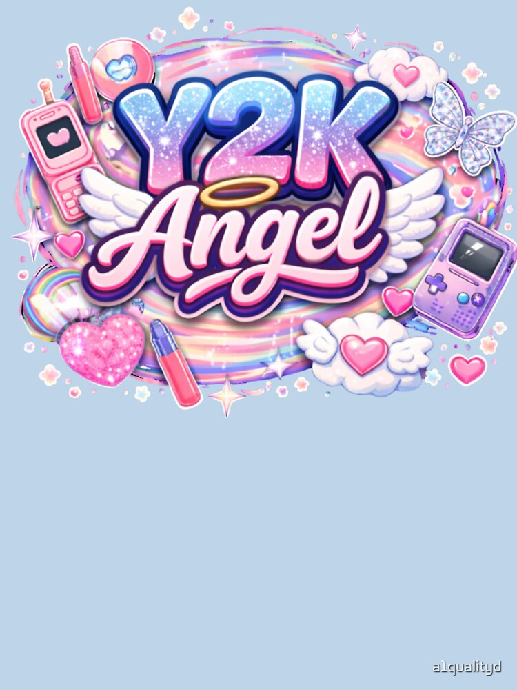 Y2K Angel Aesthetic Design | Retro 2000s Angel Graphic by a1qualityd