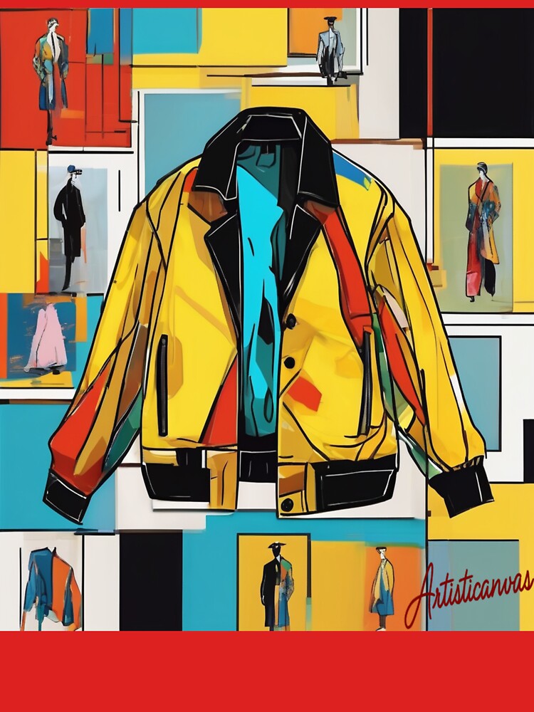 Yellow Jacket Pop Art Fashion by Artisticanvas