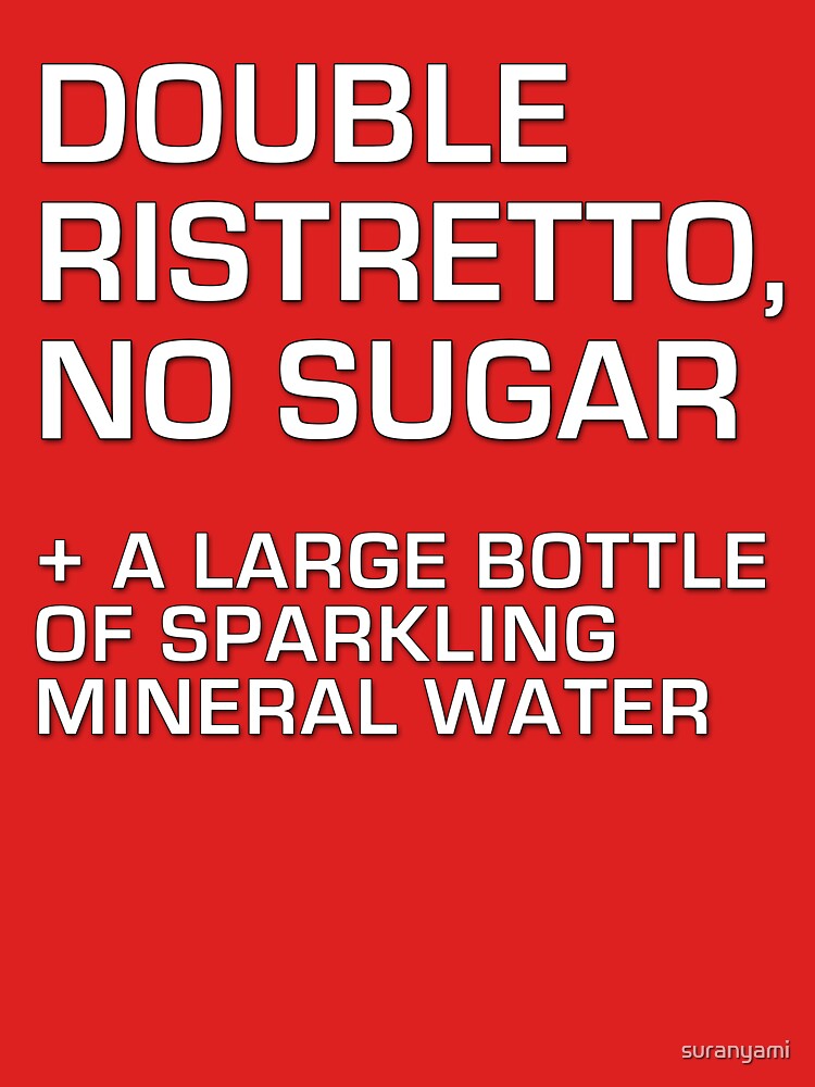 Double Ristretto, No Sugar by suranyami