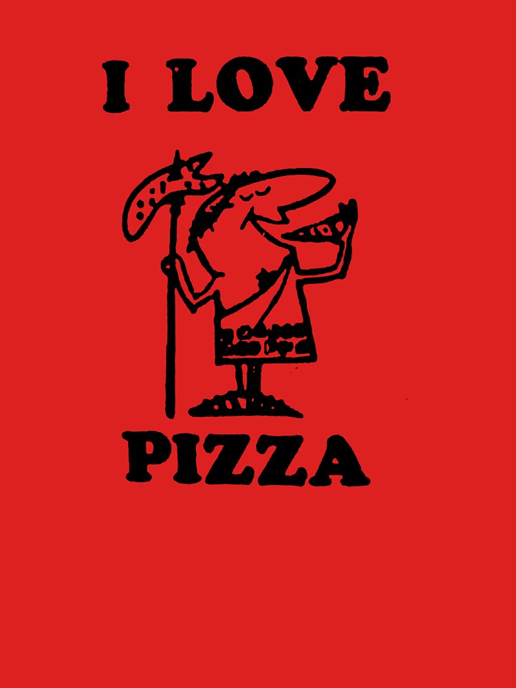 I LOVE PIZZA  Vintage Retro by teenagedust