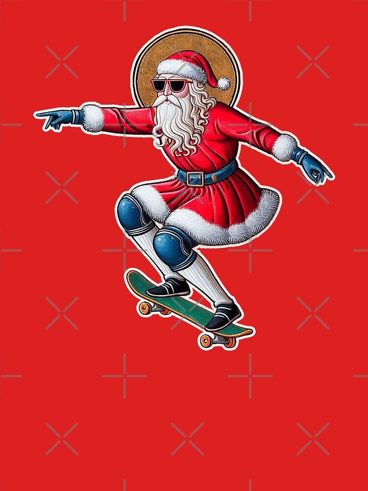 Santa Claus Skateboarding by zzz888