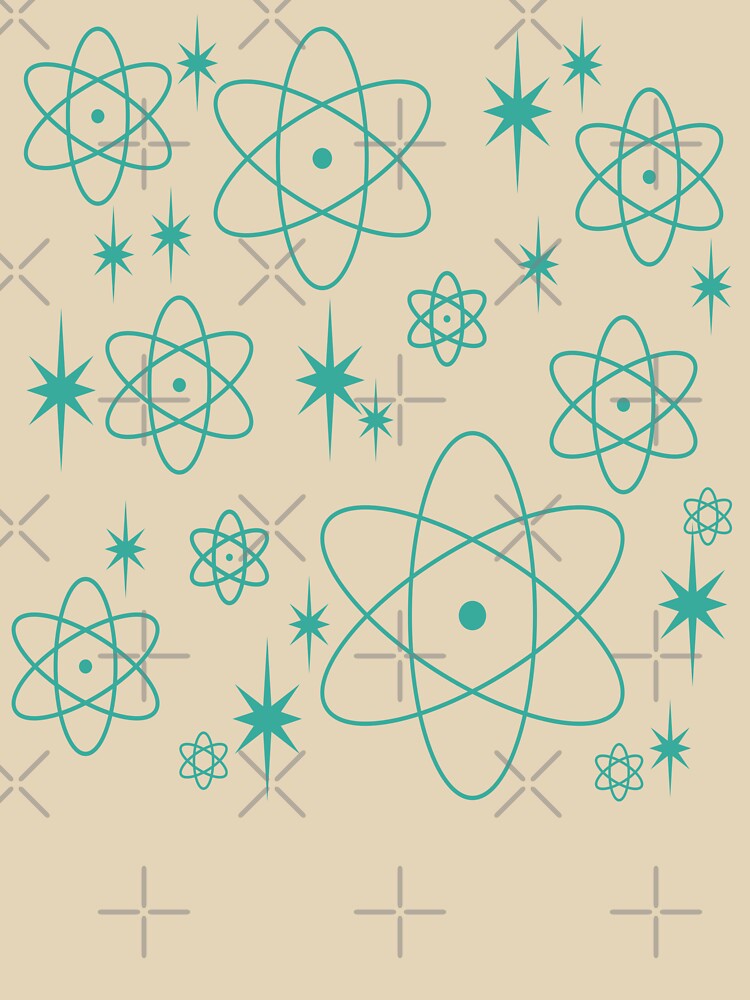 Atomic Starlight - Retro Shape Patterns - Vintage 1950s by CattlettArt