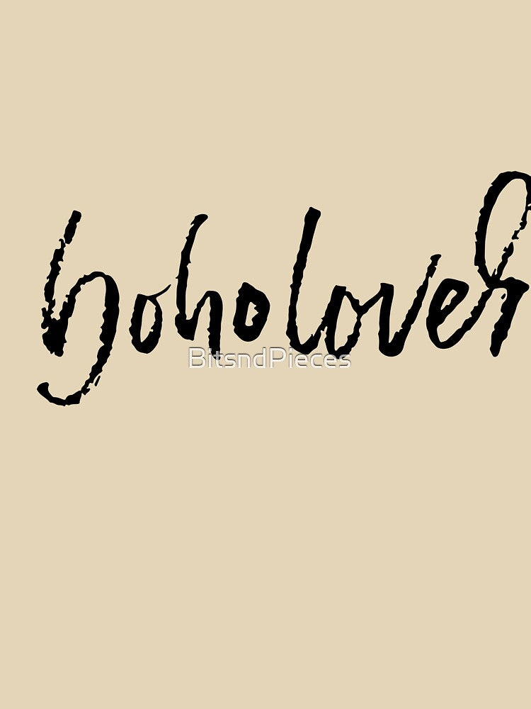 Boho Lover Calligraphy by BitsndPieces