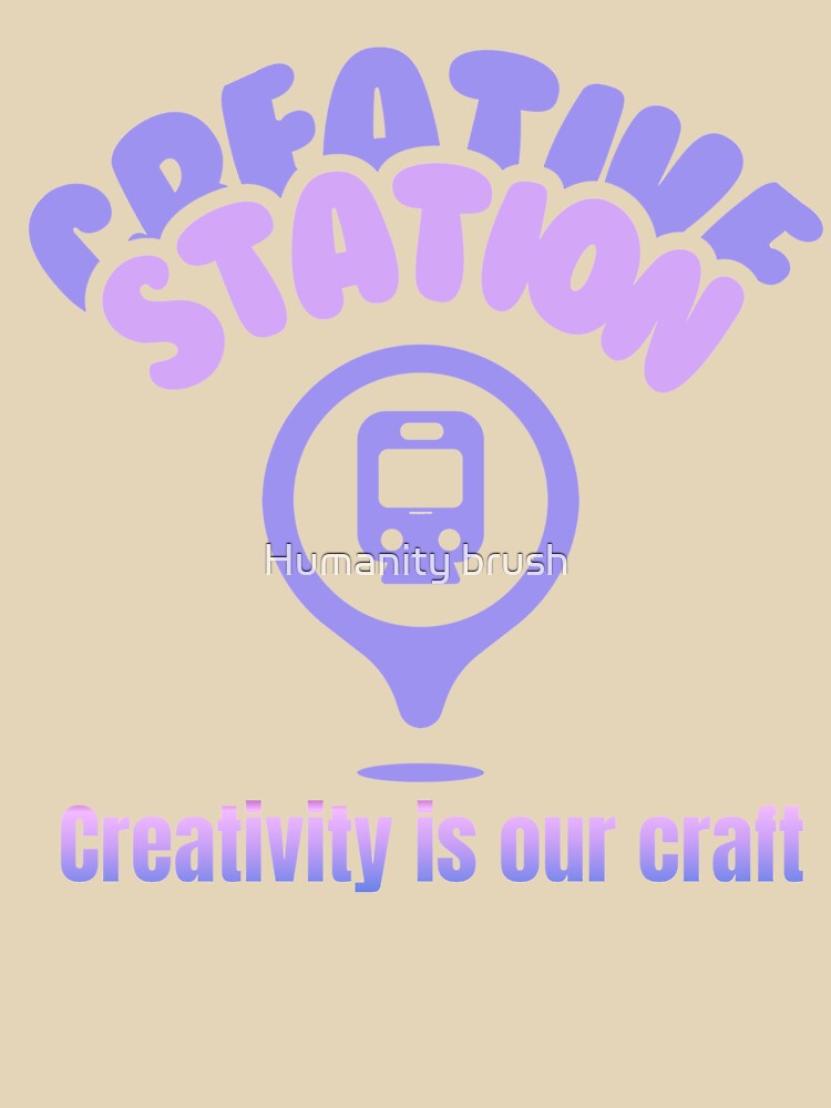 Creative station T shirt by Humanity brush