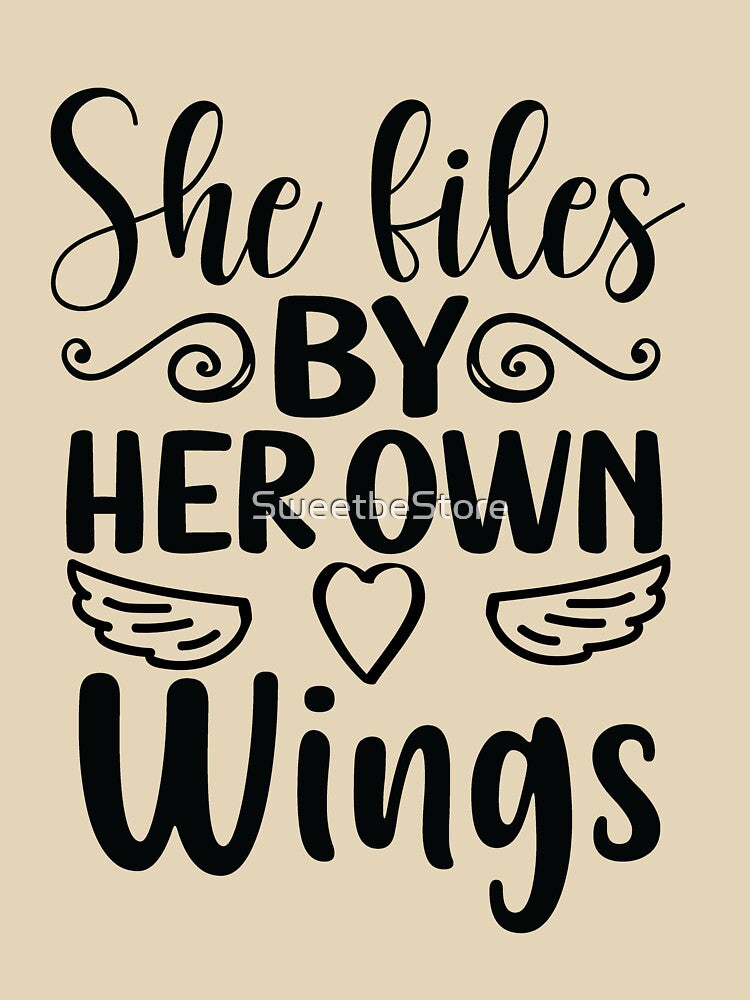 She Flies By Her Own Wings by SweetbeStore
