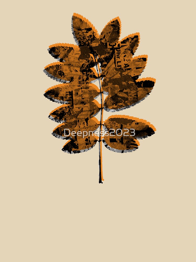 Grunge Autumn Leaf by Deepness2023
