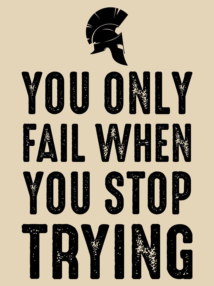 Never give up by iskapa