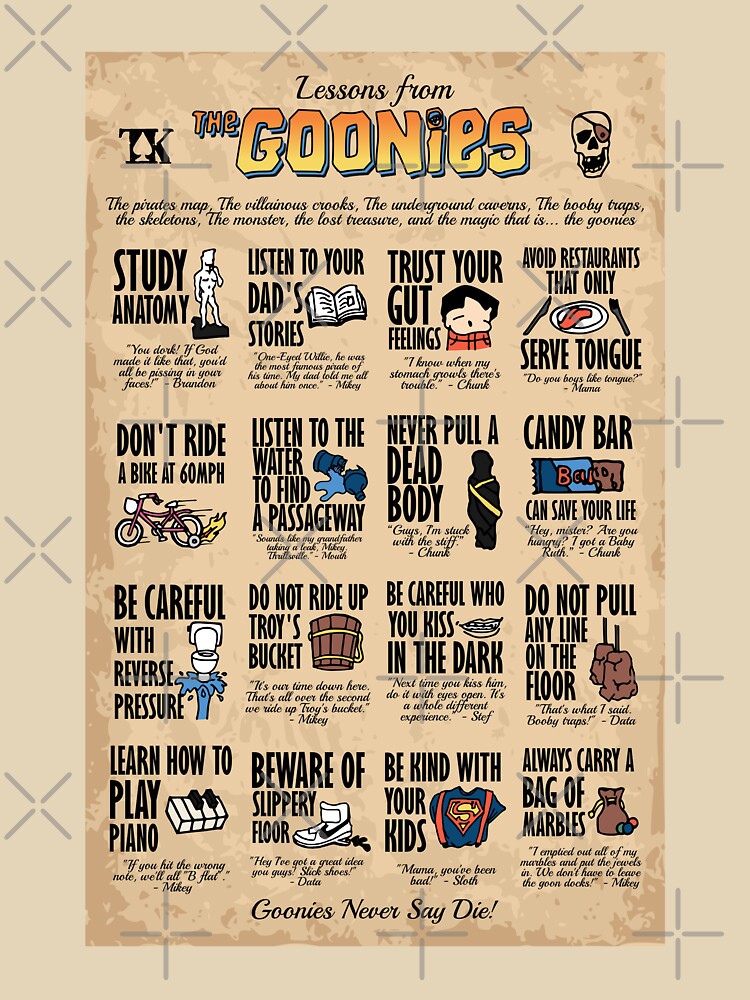 Lessons from the Goonies by TKsuited