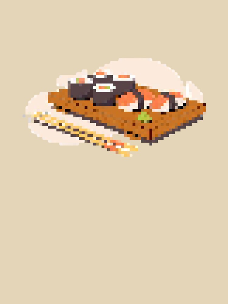 Pixelated Sushi by Potato Quality Prints