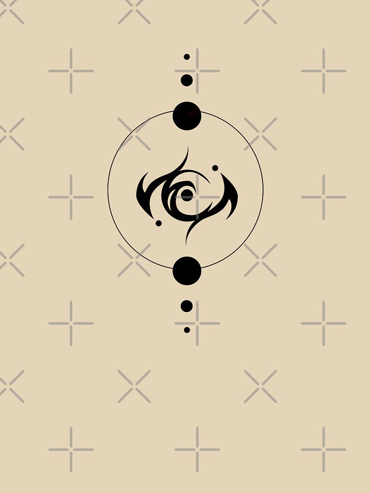 MOON YIN YANG MINIMALIST DESIGN by AESNNARTE