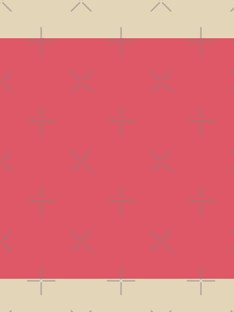 Plain Solid Color Coral Red Pink Vivid Pink Magenta  (C10 M80 Y50) by mimihuang creations