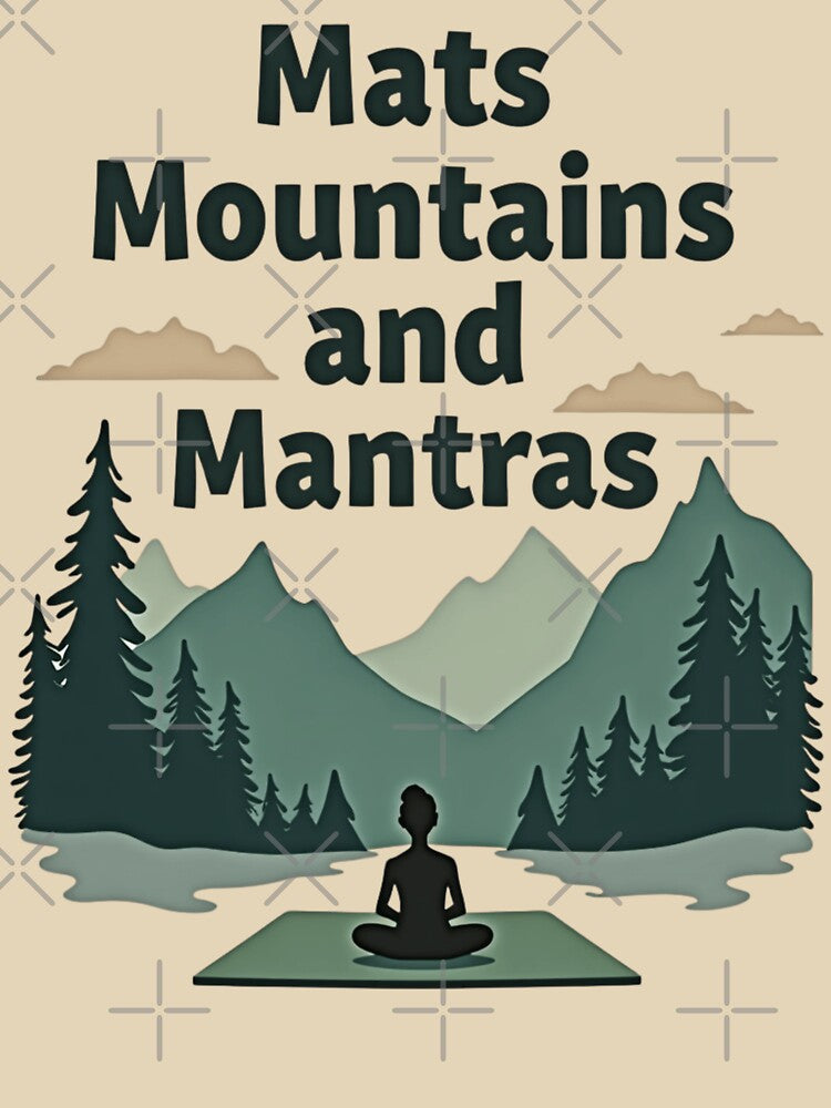 Mats, Mountains, And Mantras by PerkzPrints
