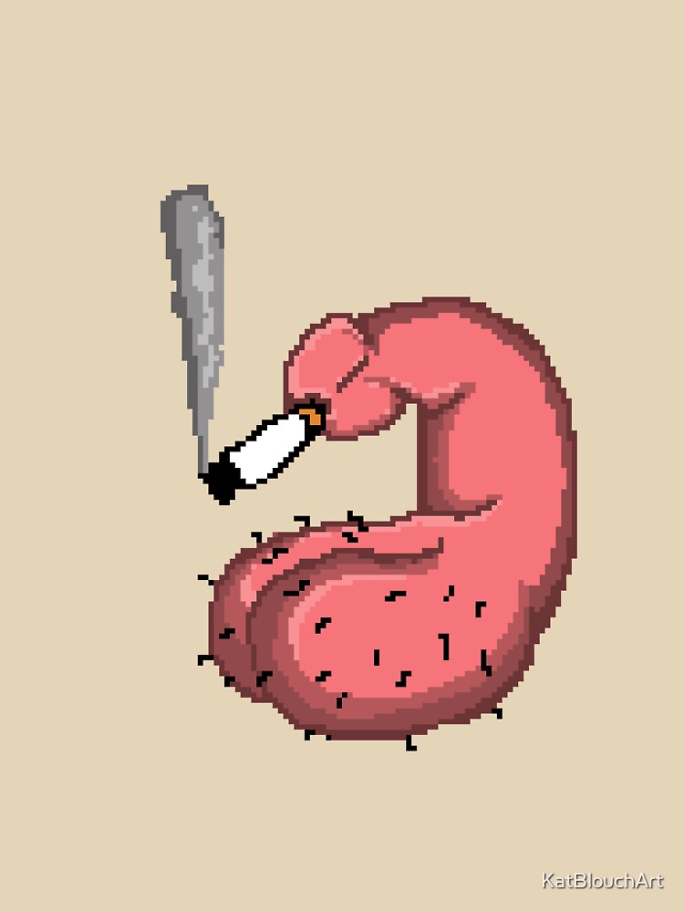 "Cigarette Break Pixie" by KatBlouchArt