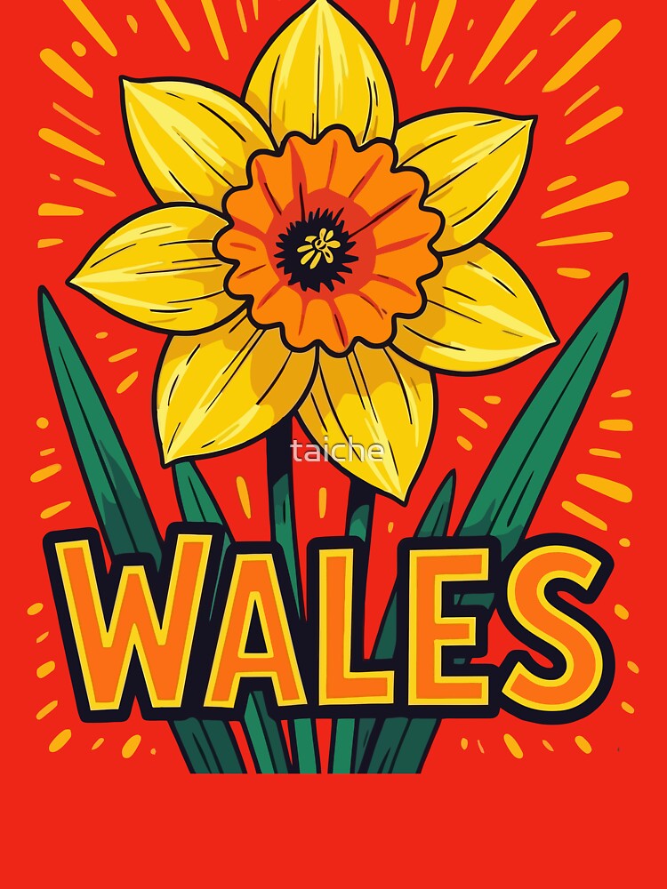 Copy of Oversized Retro Daffodil Celebratory Emblem by taiche