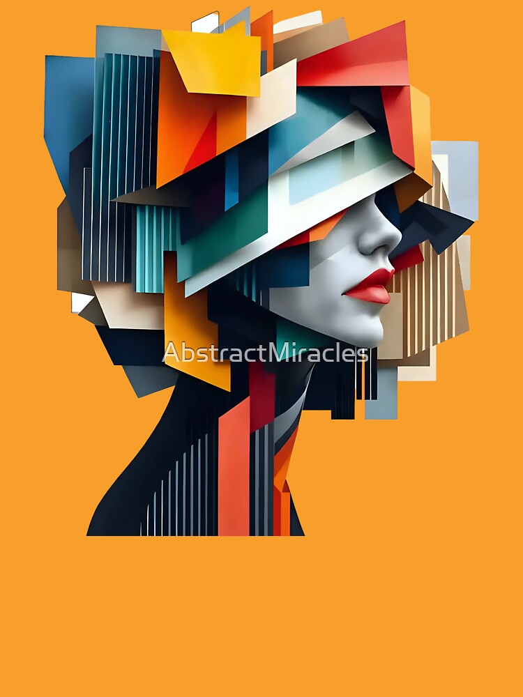 Femina Portrait Abstract by AbstractMiracles