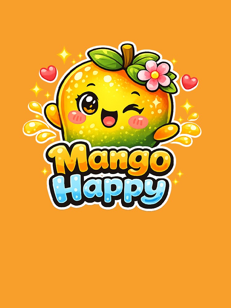Mango Happy Kawaii – Cute Happy Mango by apanoracar