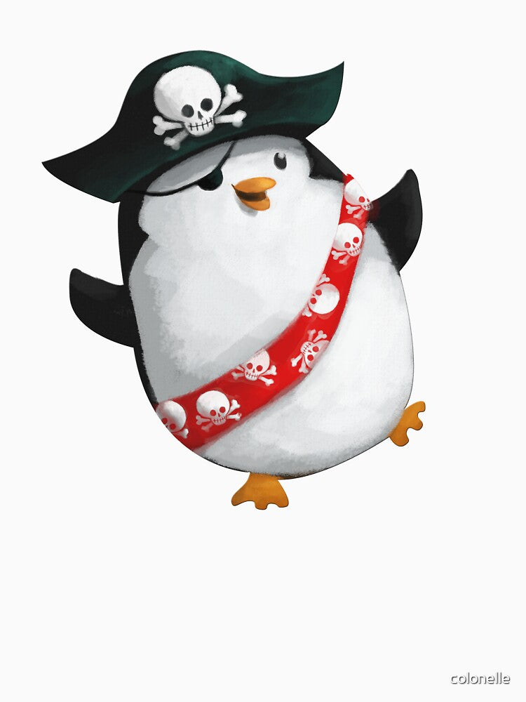 Cute Pirate Penguin by colonelle