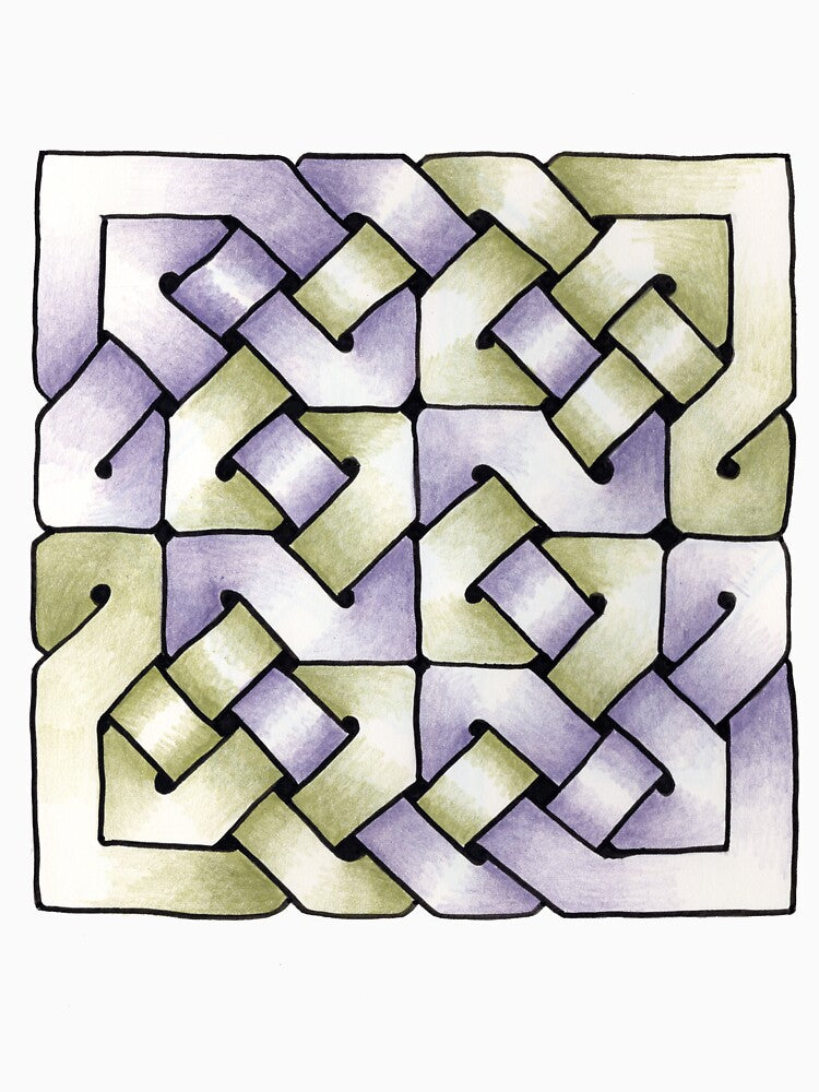 Celtic Knot Art – Hand Drawn Traditional Celtic Pattern by Nic-Marie-Art