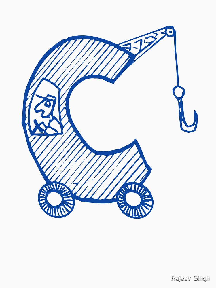 Moving letter Initial Monogram C by Rajeev  Singh