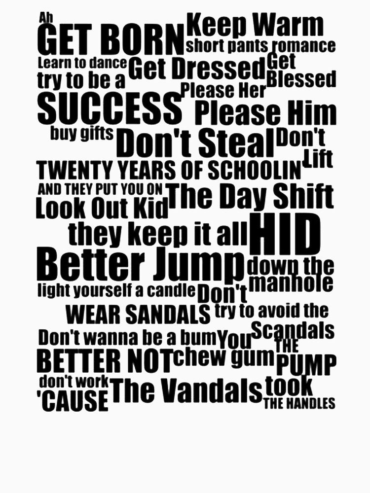 Subterranean Homesick Blues black by NihiShopRed