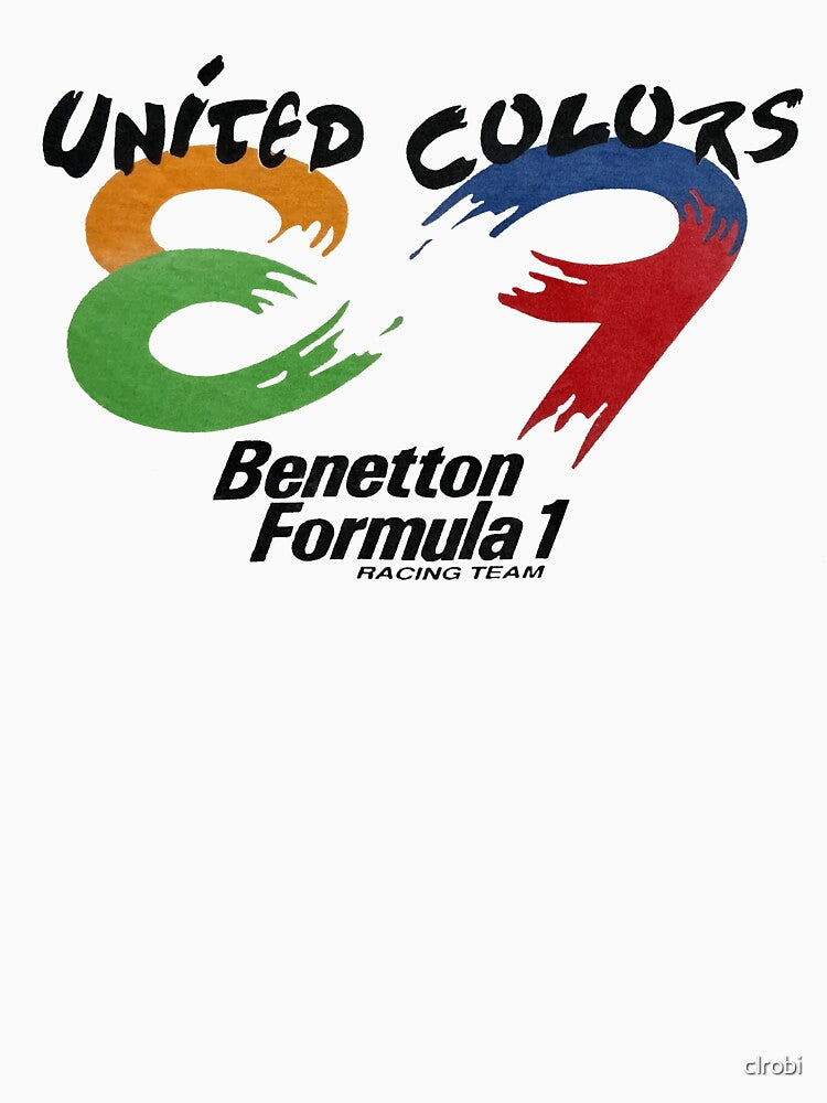 United Colors of Benetton 1989 F1 Logo by clrobi