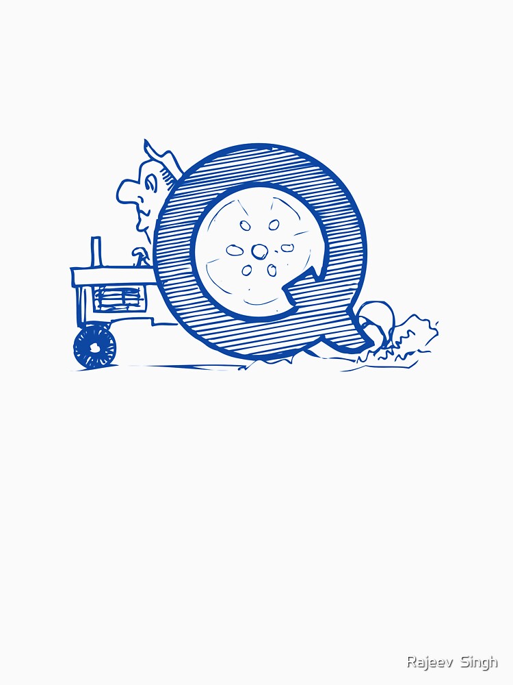 Moving letter Initial Monogram Q by Rajeev  Singh