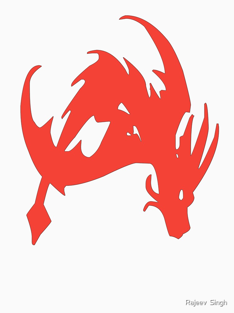 Dragon Initial Monogram A by Rajeev  Singh