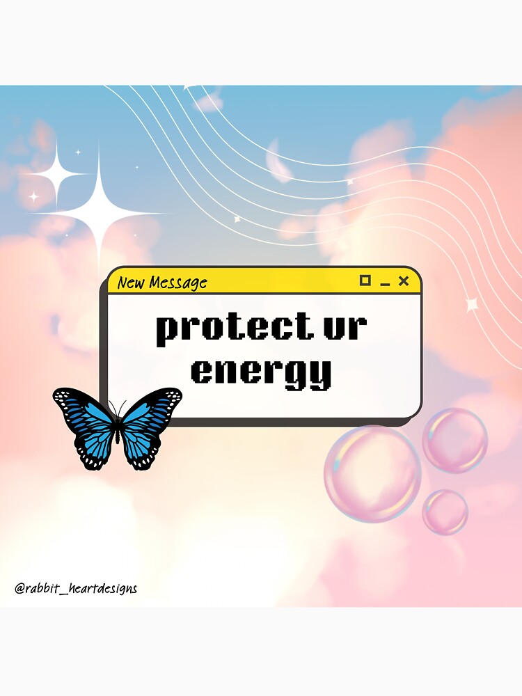 Y2K Protect Ur Energy by RabbitHeartArt