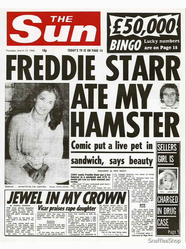 Freddie Starr Ate My Hamster by SnafflesShop
