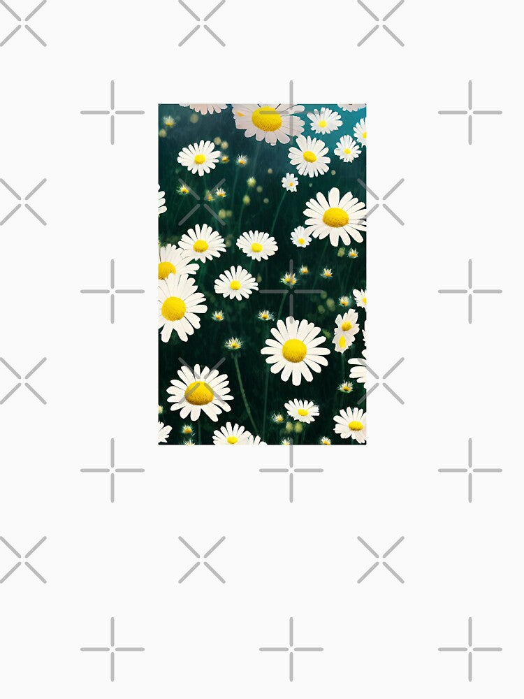 Daisy flower artwork by GroovyDino