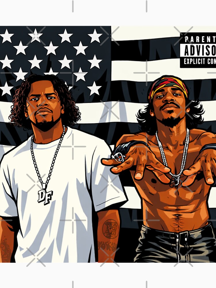 Outkast - Stankonia (album cover toon style) by AlekiHaze