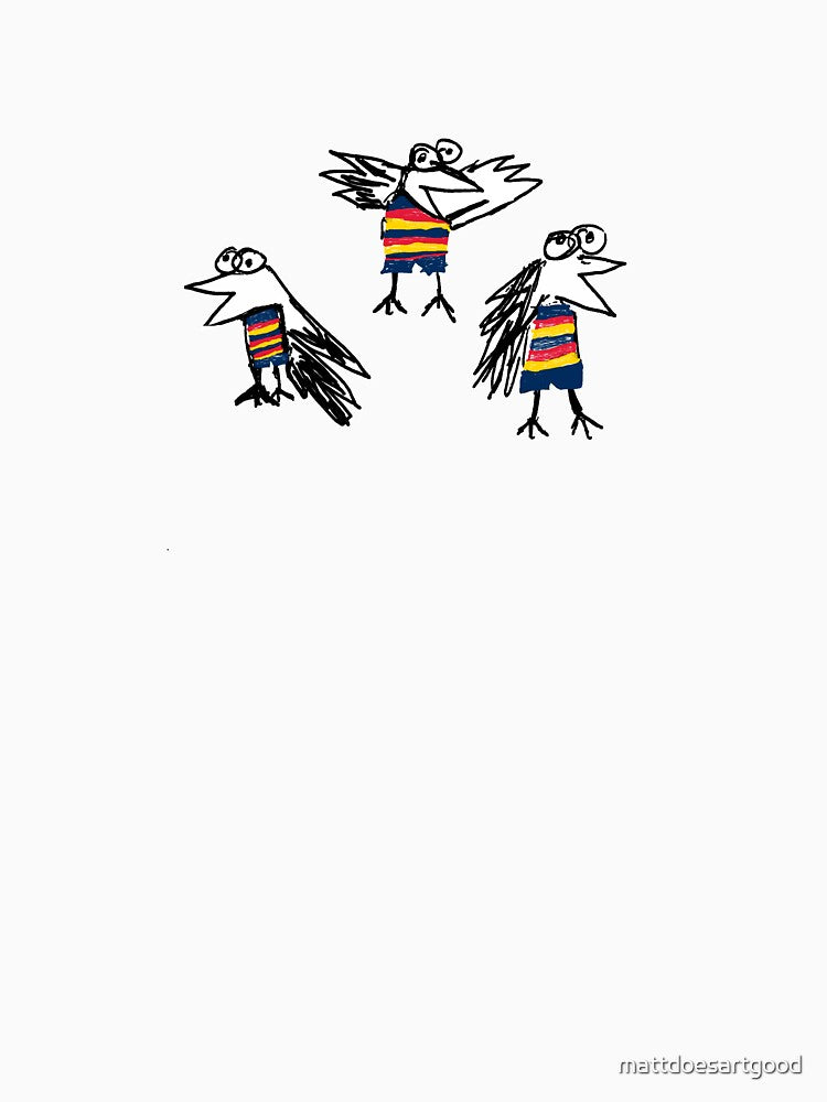Adelaide Crows Logo Drawing by mattdoesartgood