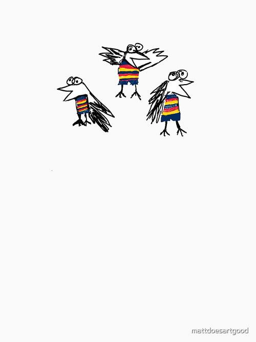 Adelaide Crows Logo Drawing by mattdoesartgood